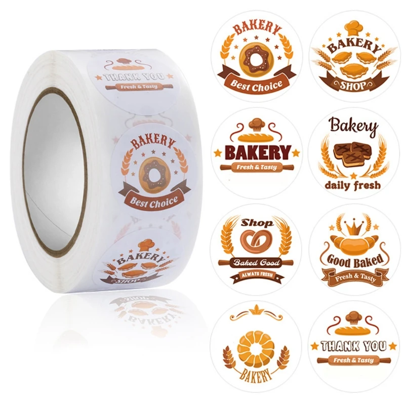 Sealing Label Thank You Sticker For Gifts Packaging K0aa