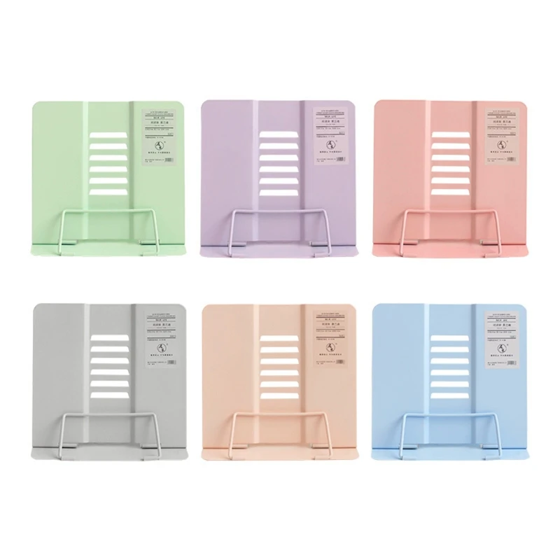 

Morandi Adjustable Metal Reading Book Holder Bookend Support Document Shelf Tablet Music Score Recipe Stand 85DD