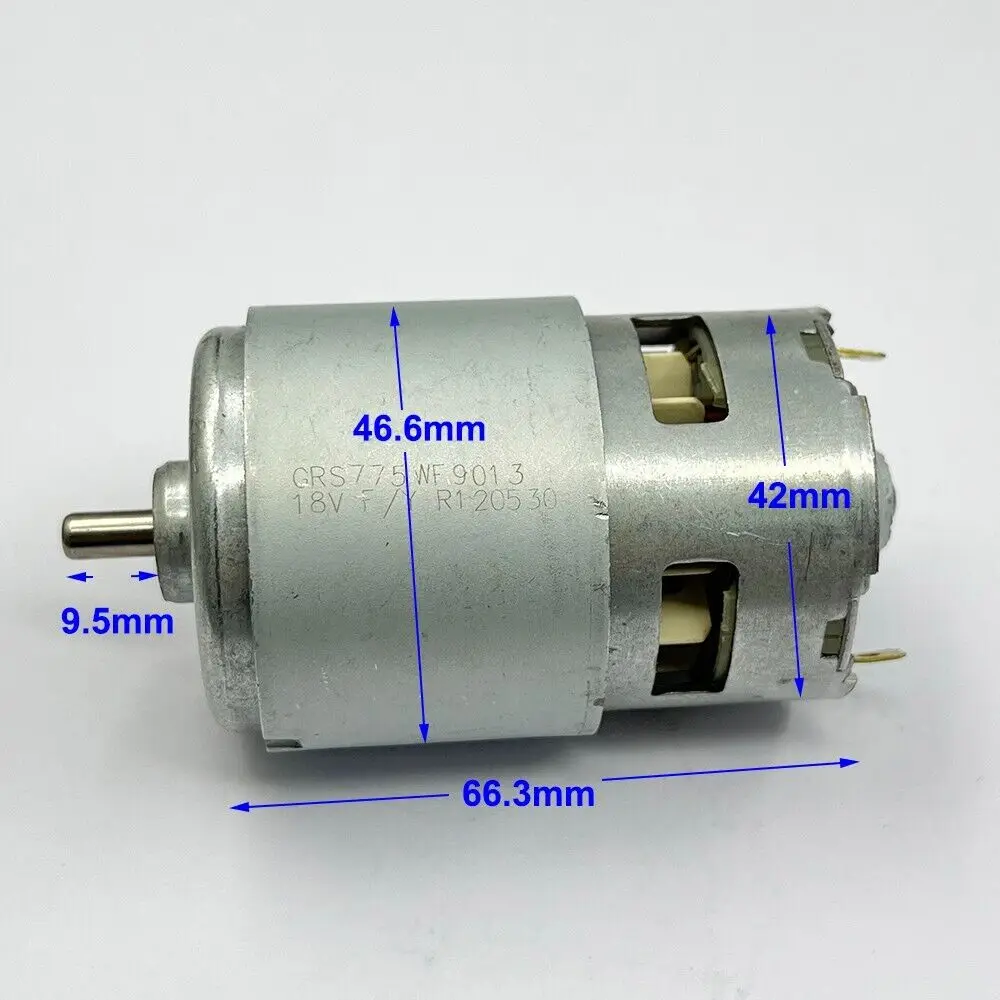 Электродвигатель GRS775WF9013, 18 в, 21500 об/мин