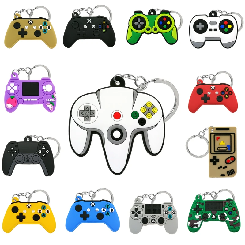 Новинка модный мужской брелок с ручкой для видеоигр парный джойстик машинный