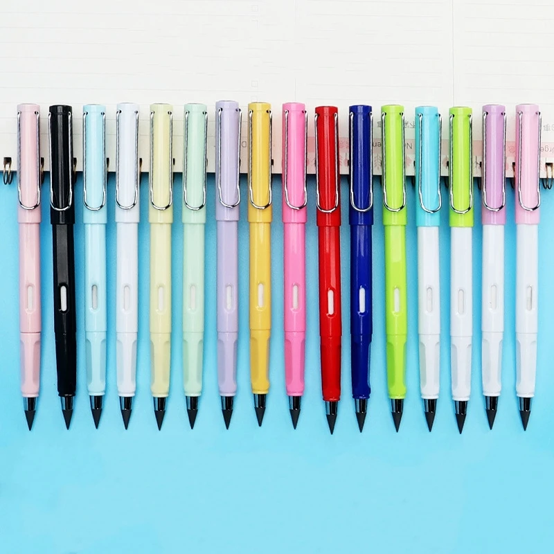 

16Pcs No Ink Pen Magic Pencils Eternal Pencil Unlimited Writing for Writing Art Sketch Stationery Kawaii Pen School Supplies