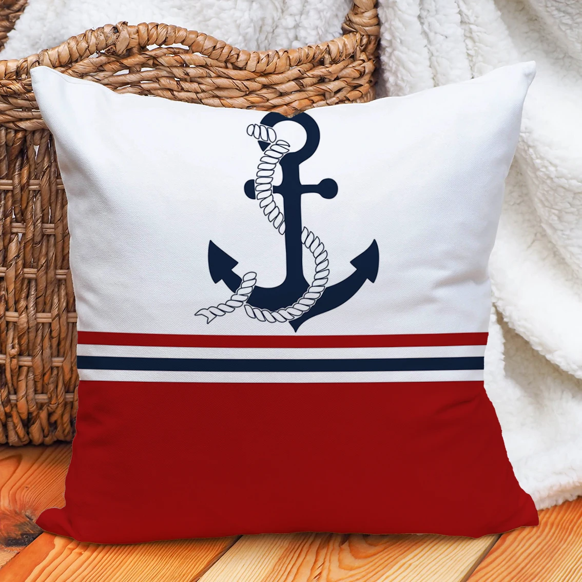 

Пользовательский чехол для подушки в морском стиле