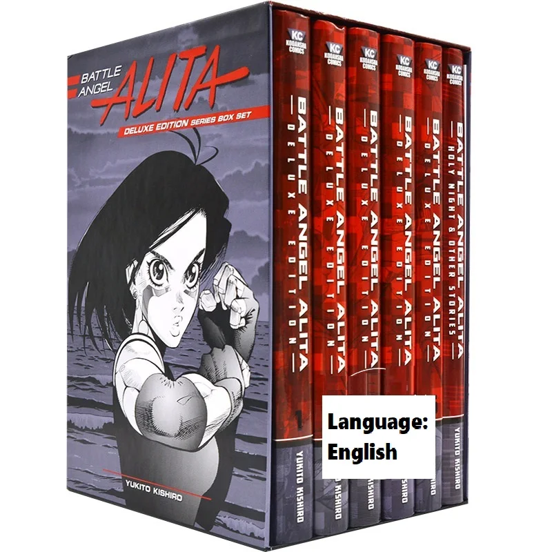 

Battle Angel Alita Complete Series Box Set English Mangas Book Teens Adult Cartoon Comic Anime Animation Story Libros