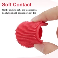 1pc silicone cleaning brush gel washing pad exfoliating blackhead remover facial deep cleansing face brushes baby bath massager
