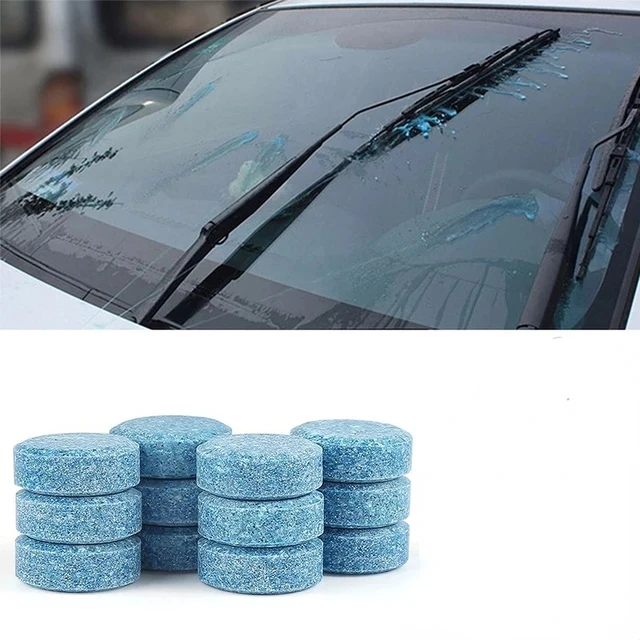 100 Pcs/SET Car Effervescent Washer tablet Auto Glass Washing Tablet Car Windscreen Cleaner Windscreen Glass Cleaning Tablet 2