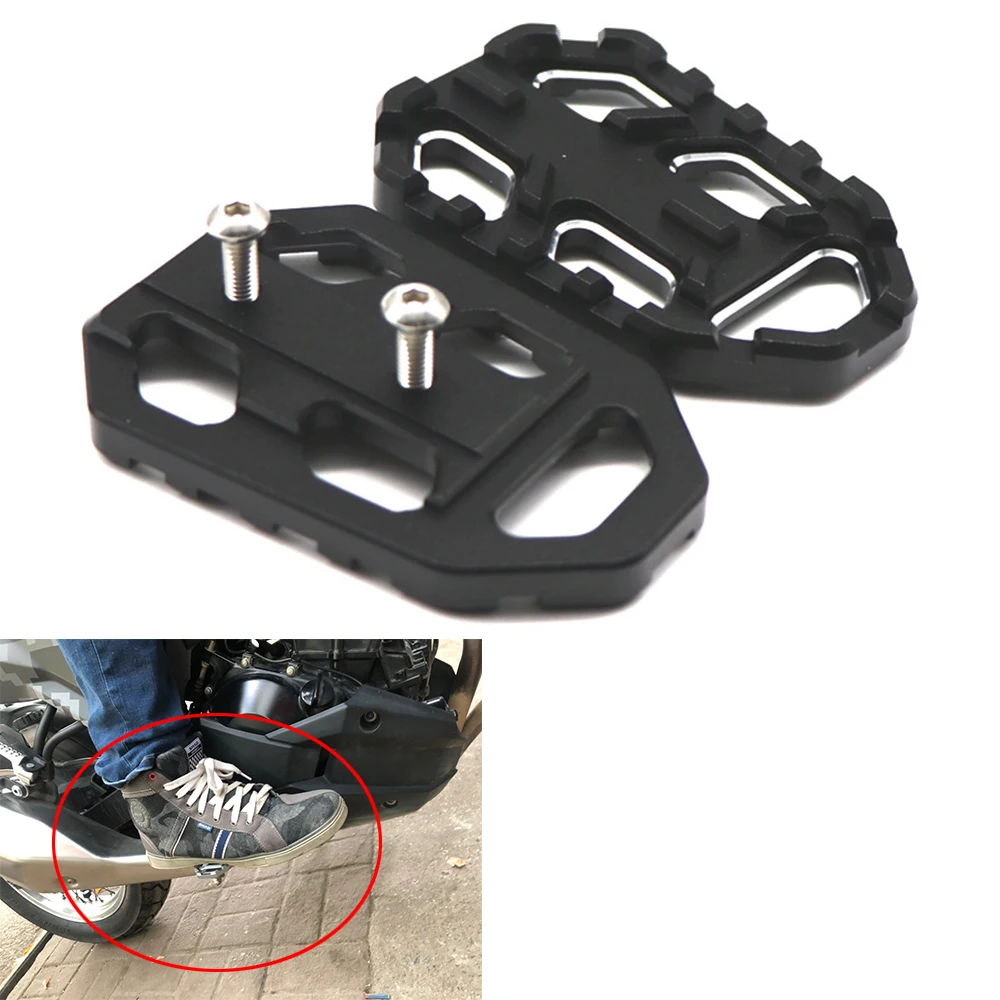 

Motorcycle amplification Wide Motorcycle pedal Foot Pegs Pedals Rest Footpegs For Kawasaki Versys 650/1000 X-300 17-18