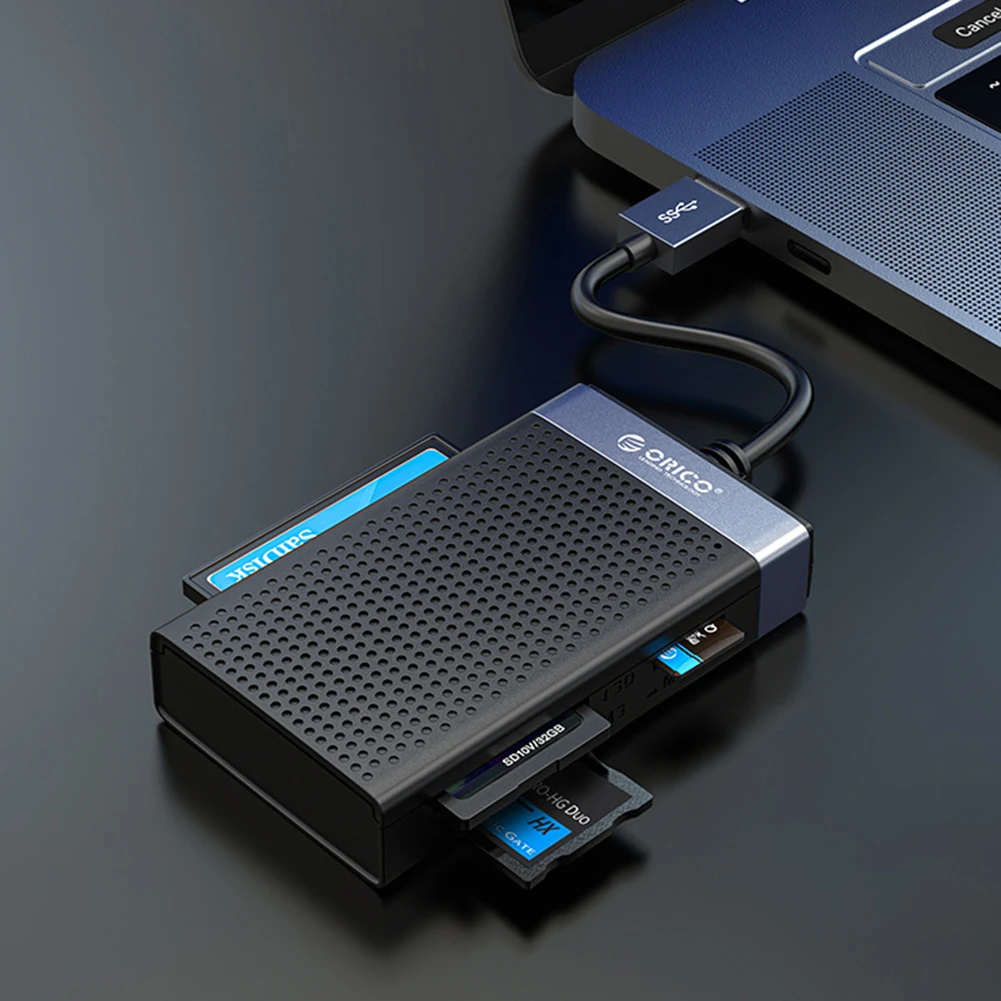 USB C 4 в 1 устройство для чтения карт памяти SD TF CF MS компактный адаптер флеш-карты 5