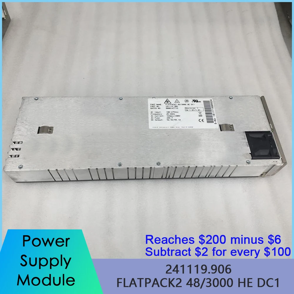 

241119,906 FLATPACK2 48/3000 HE DC1 3000W для модуля электропитания Eltek, быстрая доставка, высокое качество