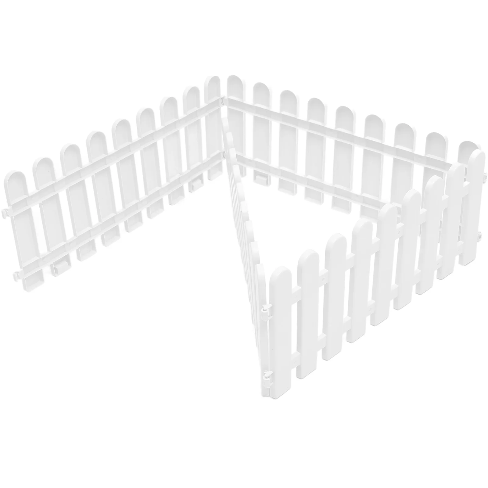 

4 Pcs Outdoor The Fence Portable Fencing Garden Border Plastic Landscaping Edging Kit