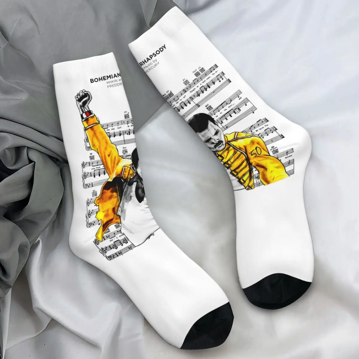 Носки Freddies Mercurys певец современные чулки осенние противоскользящие носки для пар