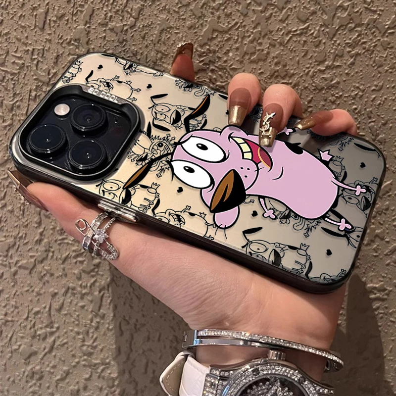 Фото Матовый чехол для Xiaomi 14 13 14T 13T 12T Pro 11 Lite 5G NE POCO X7 X6 X5 X3 NFC F3 F4 GT F5 F6 M5S M6 Pro Courages Cowardly Dog №5