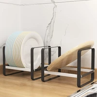 Kitchen Cabinet Storage Shelves Plates Dishes Chopping Board Storage Rack Bowl Cup Holder Multifunction Kitchen Closet Organizer