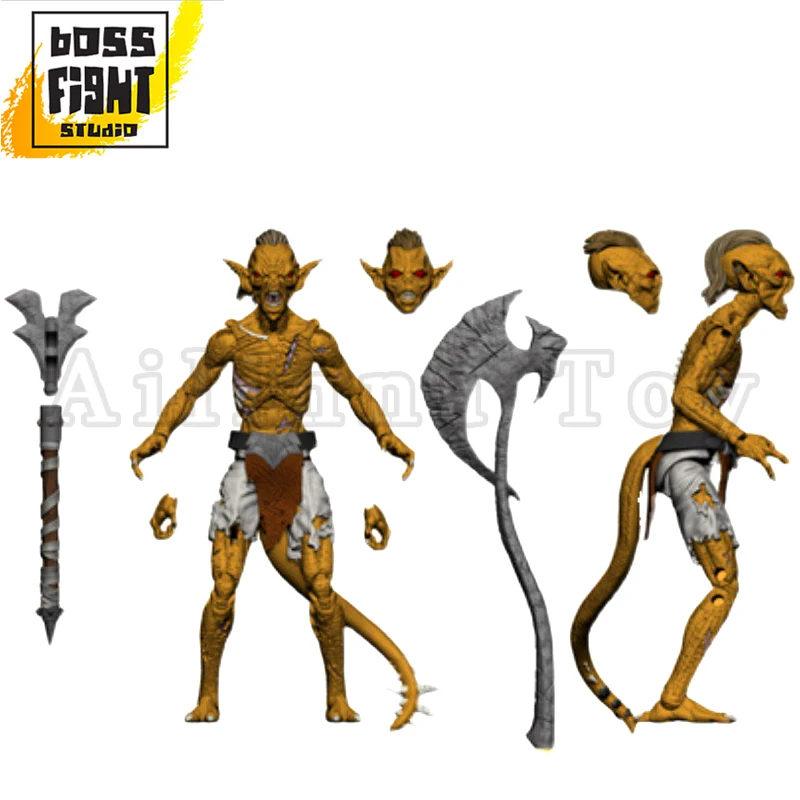 Фото Фигурка BFS 1/18 3,75 дюйма из серии Vitruvian H.A.C.K.S: Боевая фигурка Босса-файта B'an Ran Shi Hobgoblin, коллекционная модель аниме для подарка №3
