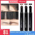 Обрезающая палочка для волос, наполняет тени для носа, пудра для нанесения теней на лицо, бакенбарды, водостойкая и устойчивая к поту, облегающая линия волос