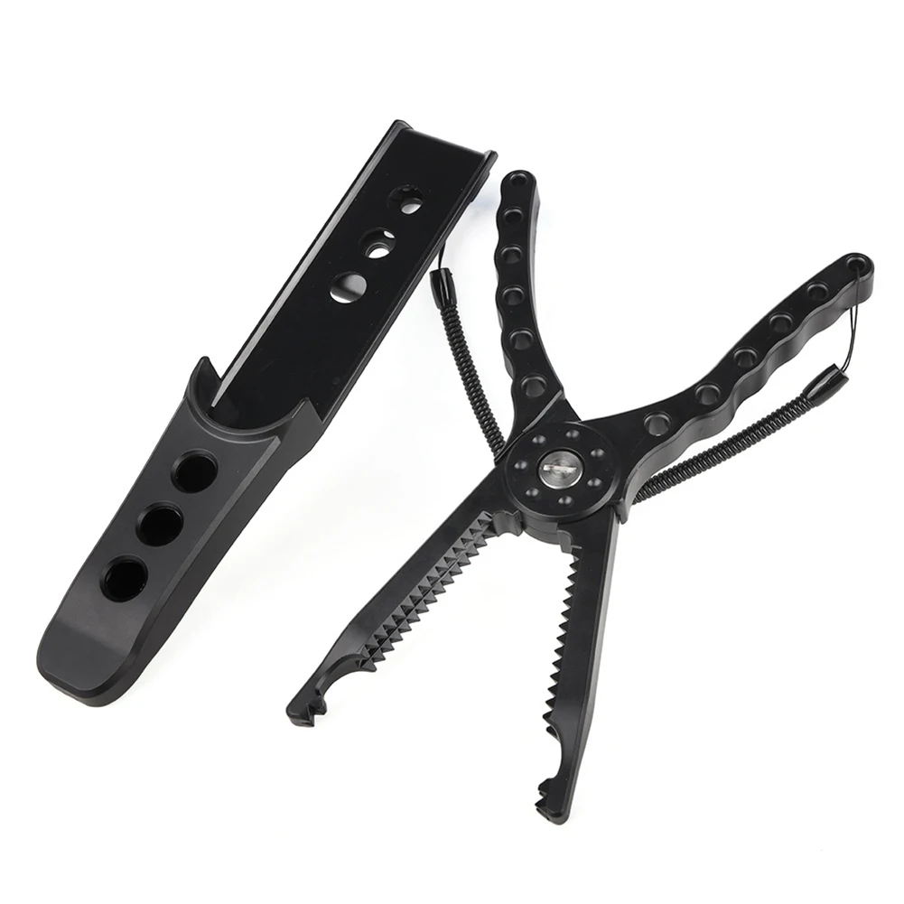 

Angling Fishing Pliers Multi-Tool Portable Fish Controller Tongs Portable Gripper Pliers Fishing Tackle Hook Remover Tools Black