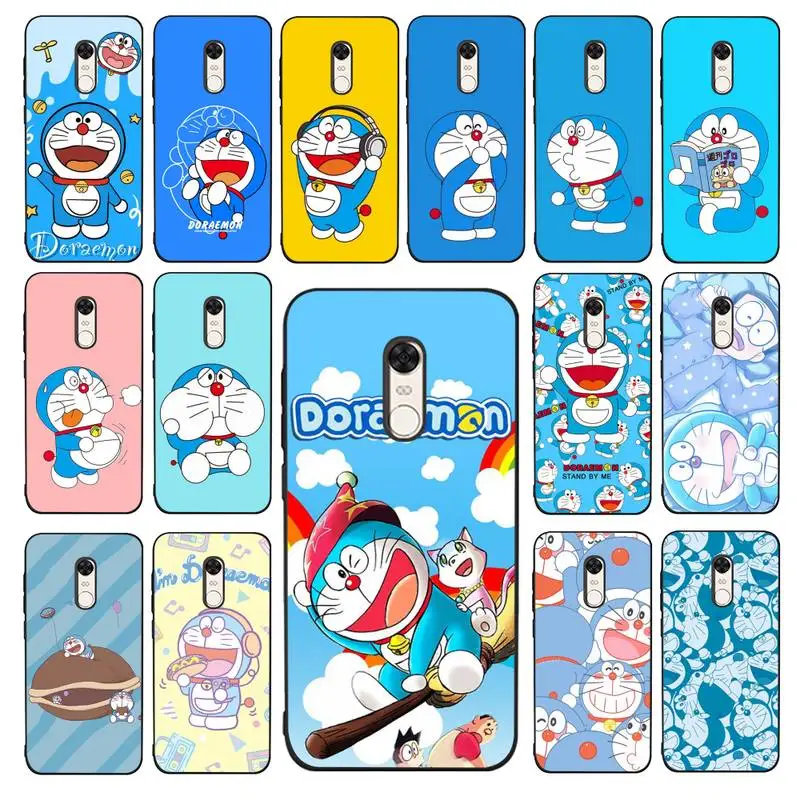 

Doraemon Phone Case for Redmi 5 6 7 8 9 A 5plus K20 4X 6 cover