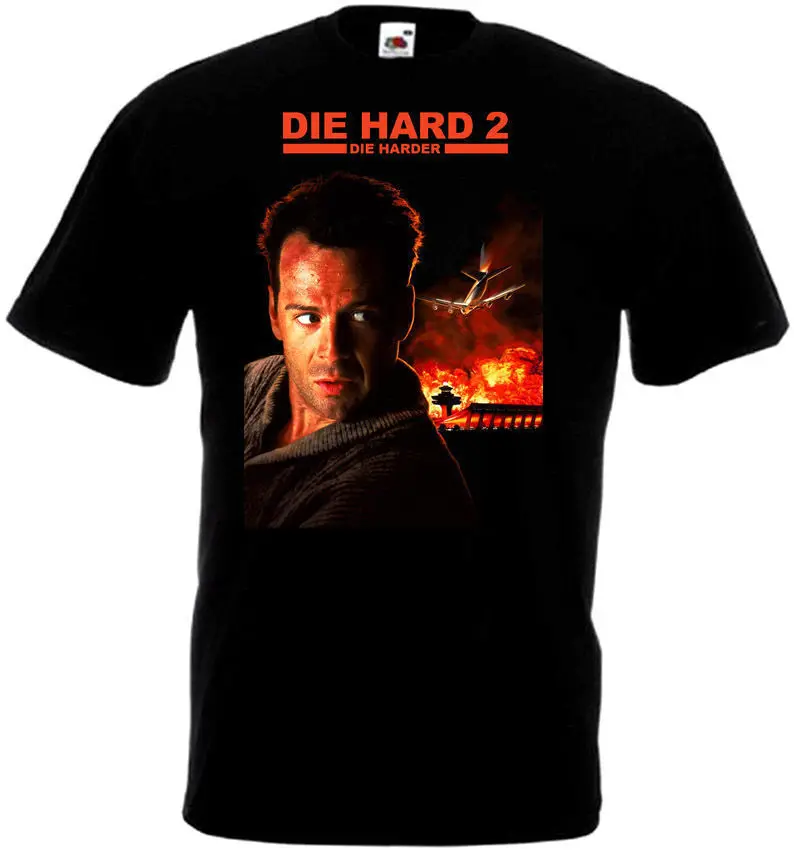 Die Hard 2 футболка черный кинопостер все размеры