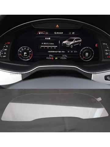 Протектор экрана из закаленного стекла для Audi Q7 SQ7 4M 2016-2021, мембрана для автомобильной внутренней приборной панели, ЖК-экран