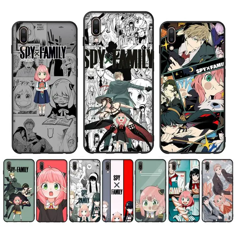 

Spy X Family Phone Case for Vivo Y91C Y11 17 19 17 67 81 Oppo A9 2020 Realme c3