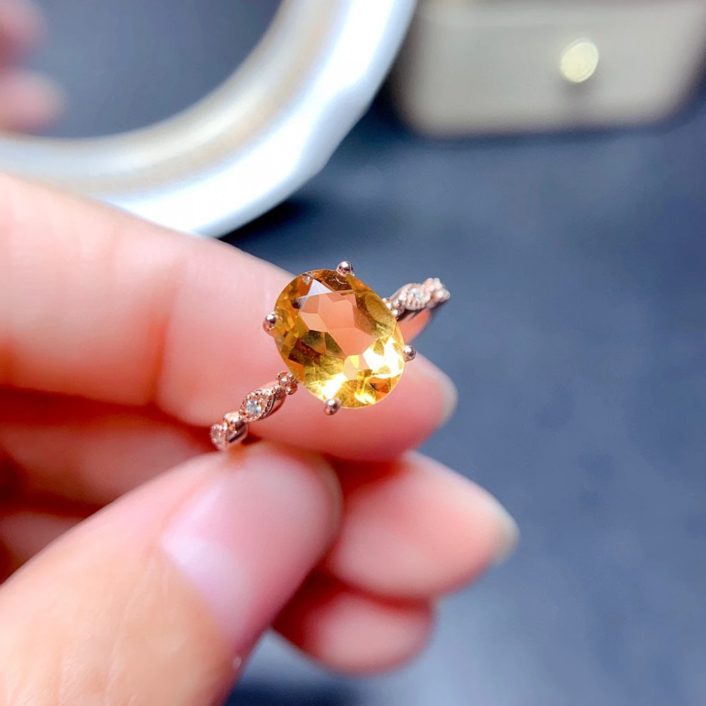 

Оригинальное женское кольцо улучшенного дизайна, кольцо с желтыми бриллиантами 7*9 мм из циркона, блестящее кольцо с высокоуглеродистым бри...