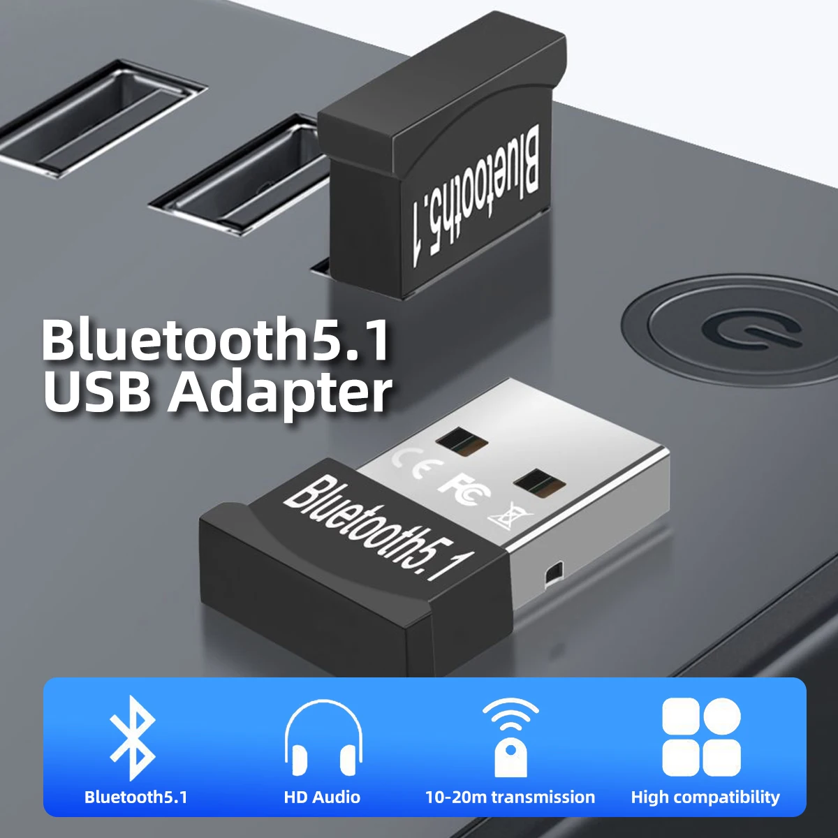 USB-адаптер Bluetooth адаптер беспроводной приемник BT передатчика для ПК динамика мыши