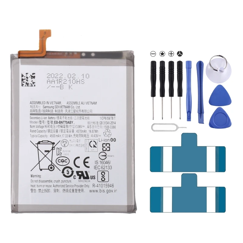 

For Samsung Galaxy Note10 Lite 4500mAh 5EB-EB-BN770ABY Battery Replacement