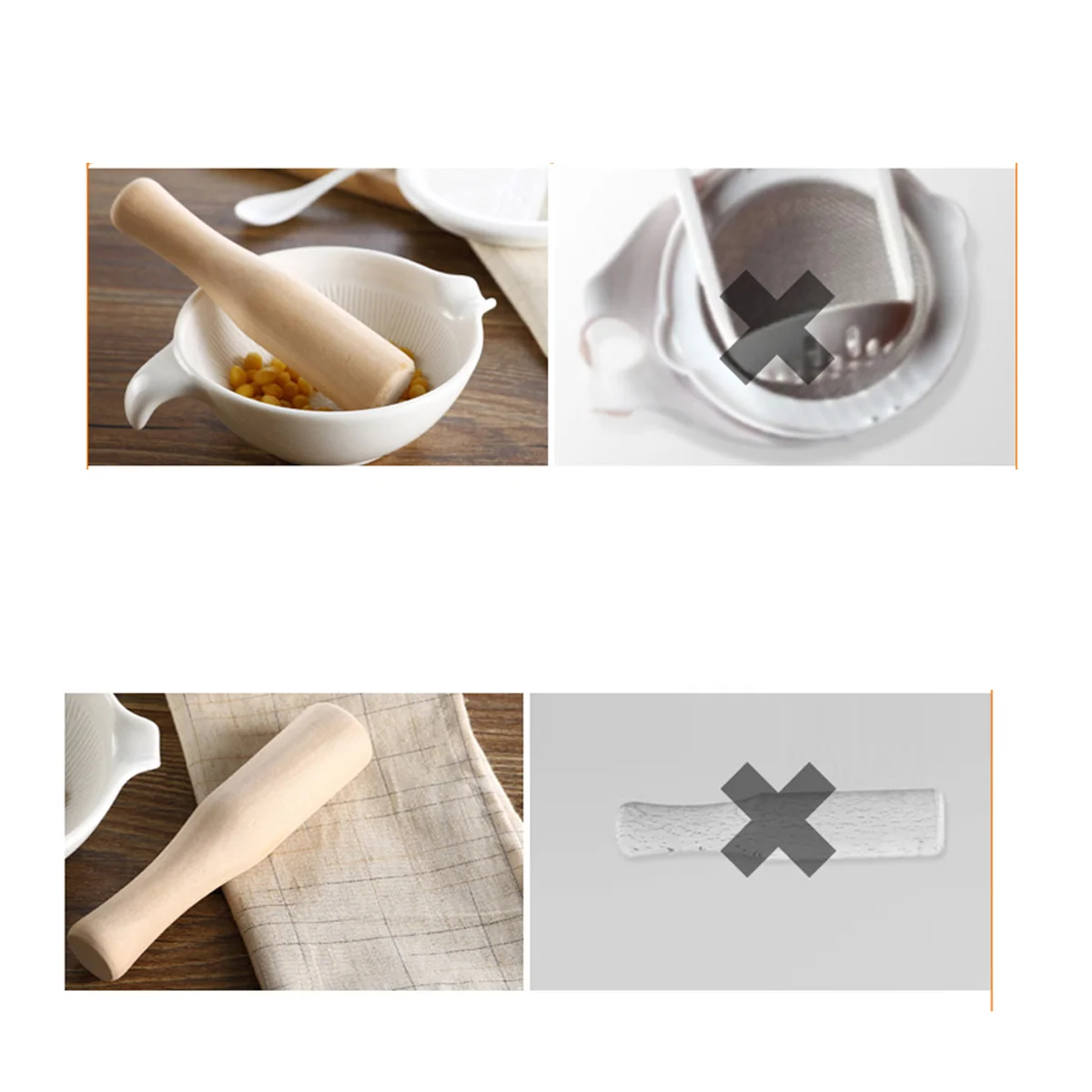 Маленький блендер-миксер деревянный коктейльный мадлер пестик еда для кемпинга