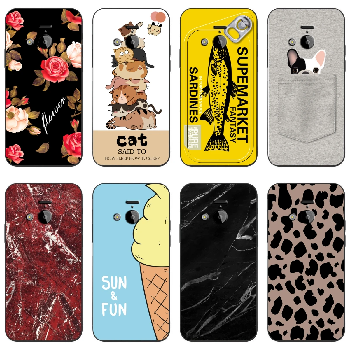 Soft TPU Case for Nokia 220 4G Case Silicone Funda Coque Cap