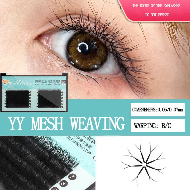 Y-type extensions false eyelashes Korean makeup tools  mink velvet soft and delicate not loose root without technical blooming