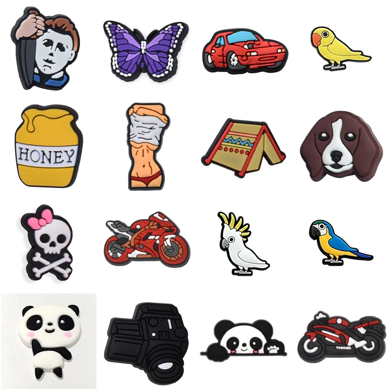 

Shoe Charm Decorations for Croc Women Charms Packs Wholesale Bulk Shoes Accessories Kids Set Jeans Girl Gifts Boy Pvc Pins Men