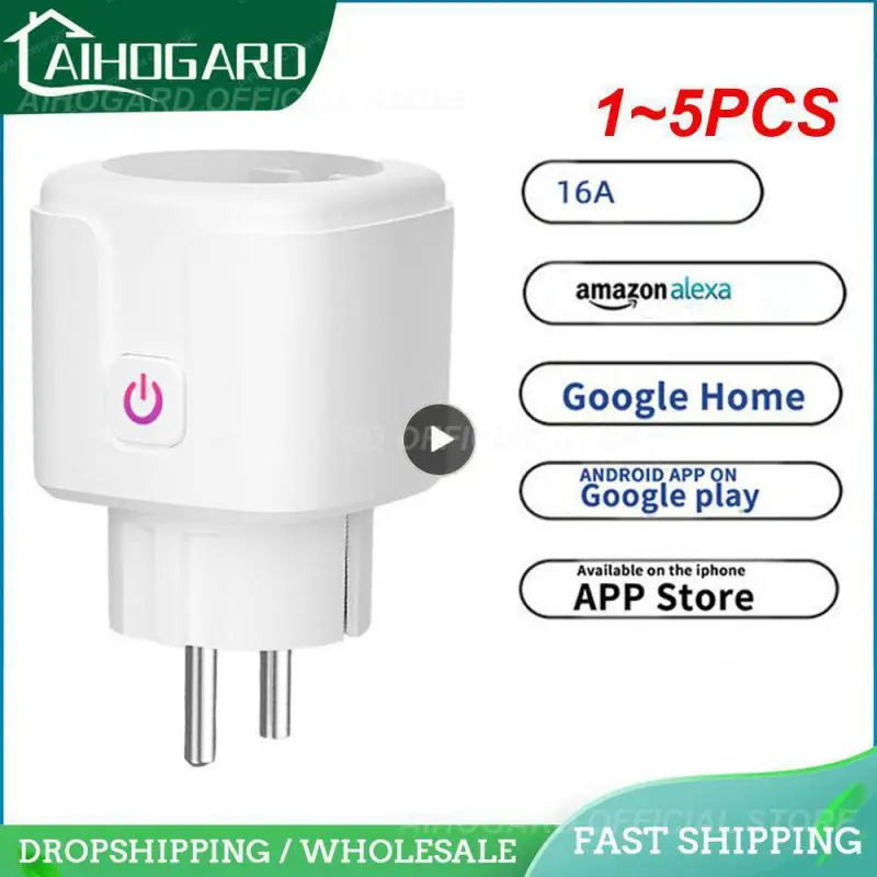 

Умный адаптер с Wi-Fi, 16 А, 1-5 шт.