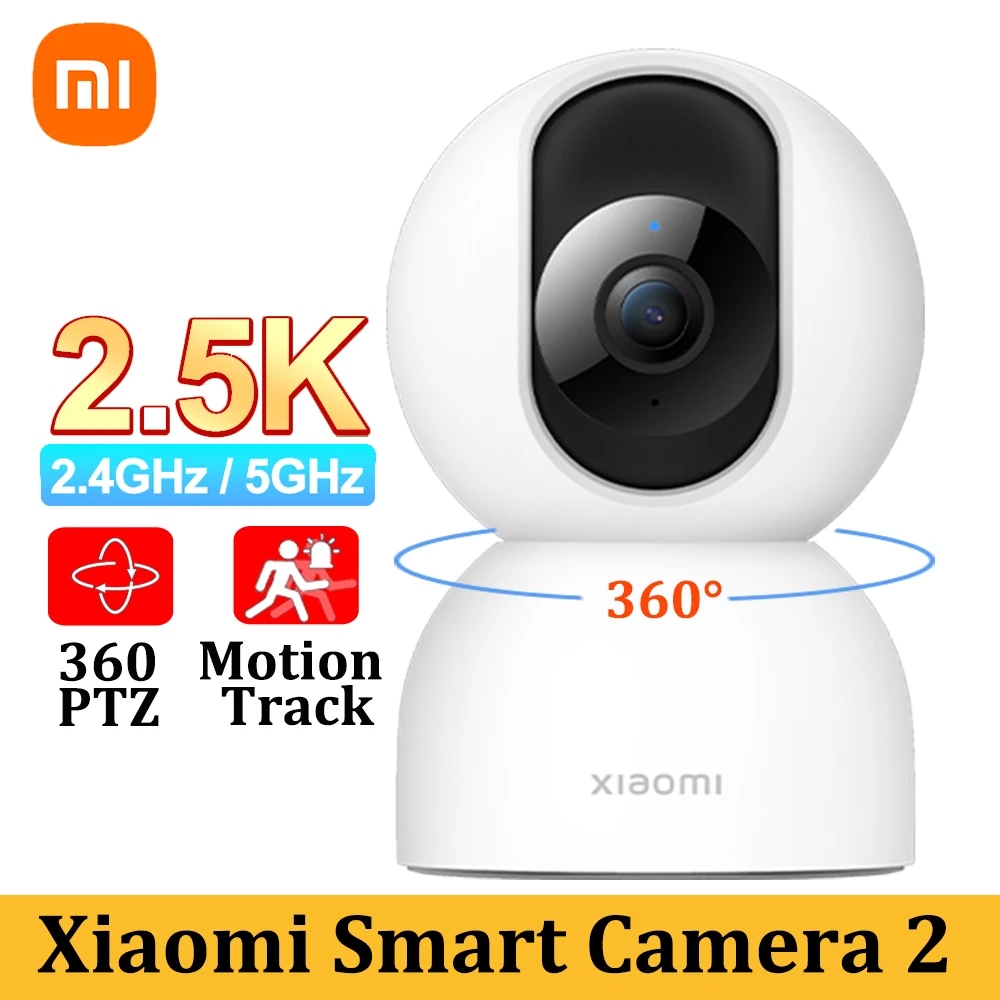 

Xiaomi Smart Camera 2.5K 360 PTZ Mi Home WiFi Baby Security Surveillance CCTV Video Webcam Ultra Full Color AI Motion Track Cam