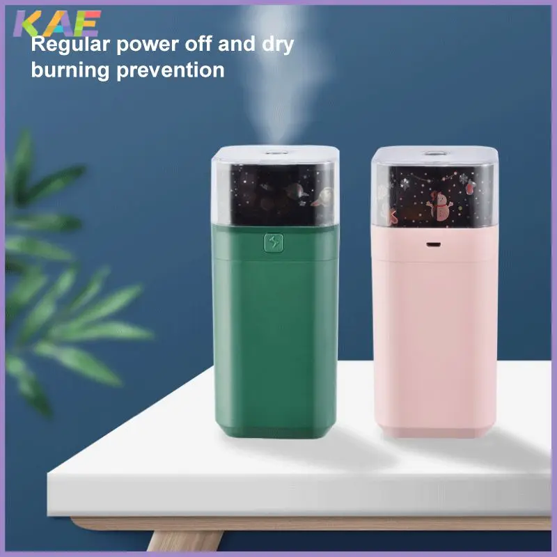 

Новая лампа с квадратным проектором увлажнитель с USB-зарядкой очистка воздуха увлажнитель воздуха со встроенными ночными лампами громкост...