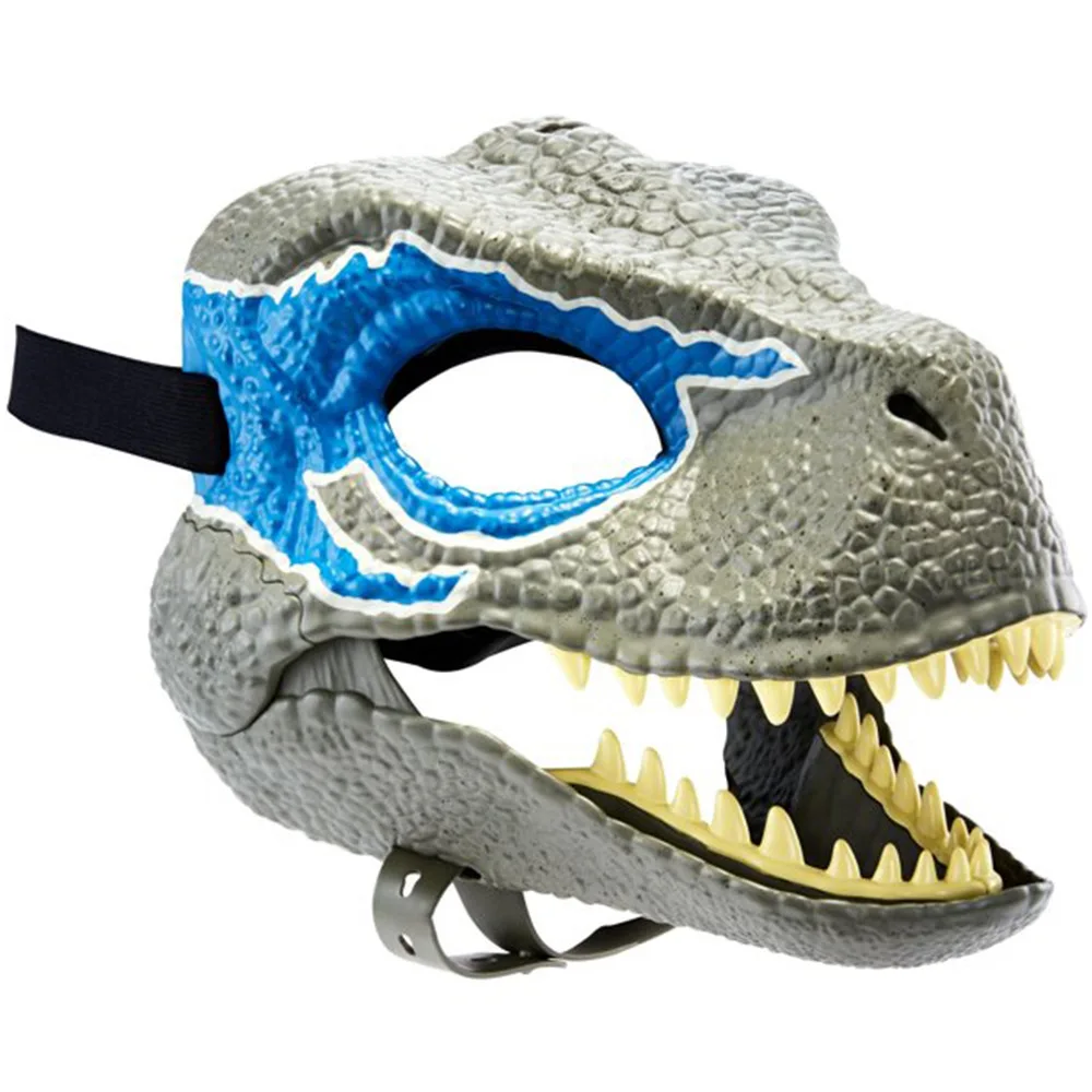 Halloween Dragon Dinosaur Mask Open Mouth Latex Horror Dinosaur Headgear Dino Mask Party Halloween Cosplay Props for Man Women