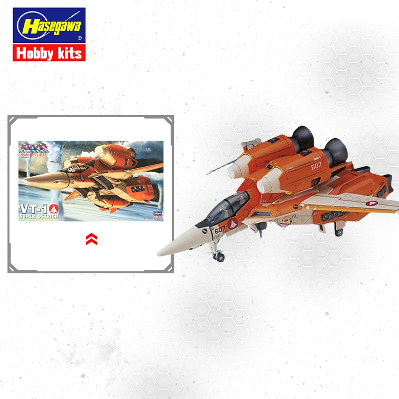 

Original Hasegawa 1/72 The Super Dimension Fortress Macross VT-1 Super Ostrich Assembly Model Kit Anime Action Figures Toys Gift