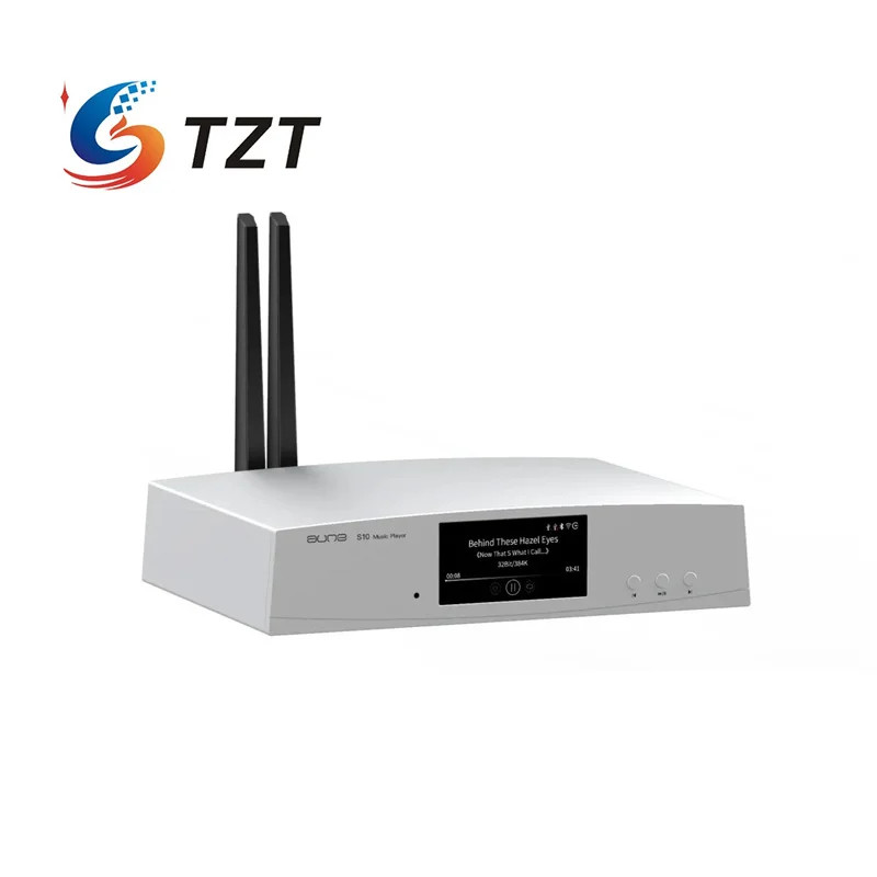 

TZT Aune S10 Pro Network Music Player DAC Audio Decoder (Silver/Black) Designed with ES9038Pro Decoding Chip