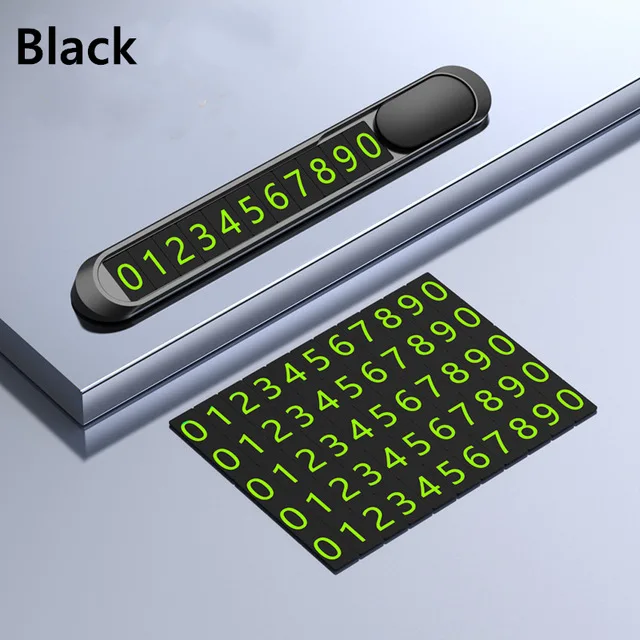 

1 шт. Скрытая автомобильная парковочная карточка, металлический сплав, текстура, автомобильная табличка с номером телефона, карточка с номером телефона, карточка для стайлинга