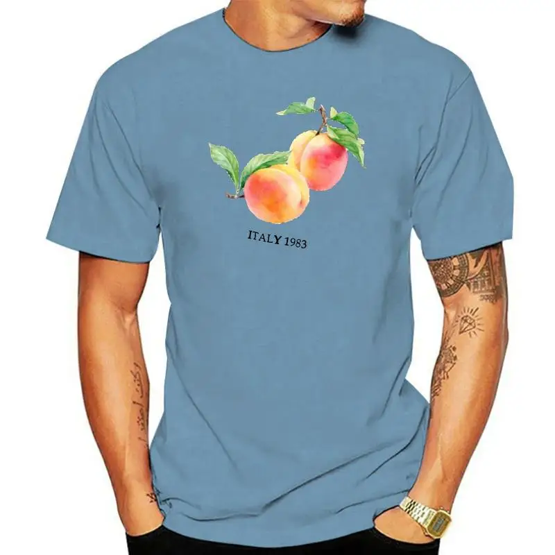 

Футболка Kuakuayu Hjn 80-х в ретро стиле персиковая Италия 1983 футболка Персонализированная Милая Эстетическая футболка звоните мне по вашему имени кино рубашка