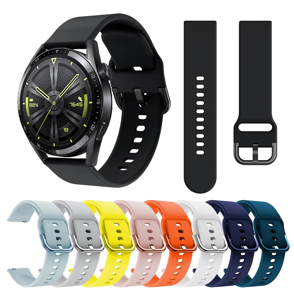 

Sport Silicone Replaceable Strap for Huawei Watch GT3 42mm 46mm band for Huawei Watch3 Runner GT2 Pro 2e Bracelet Watchbands