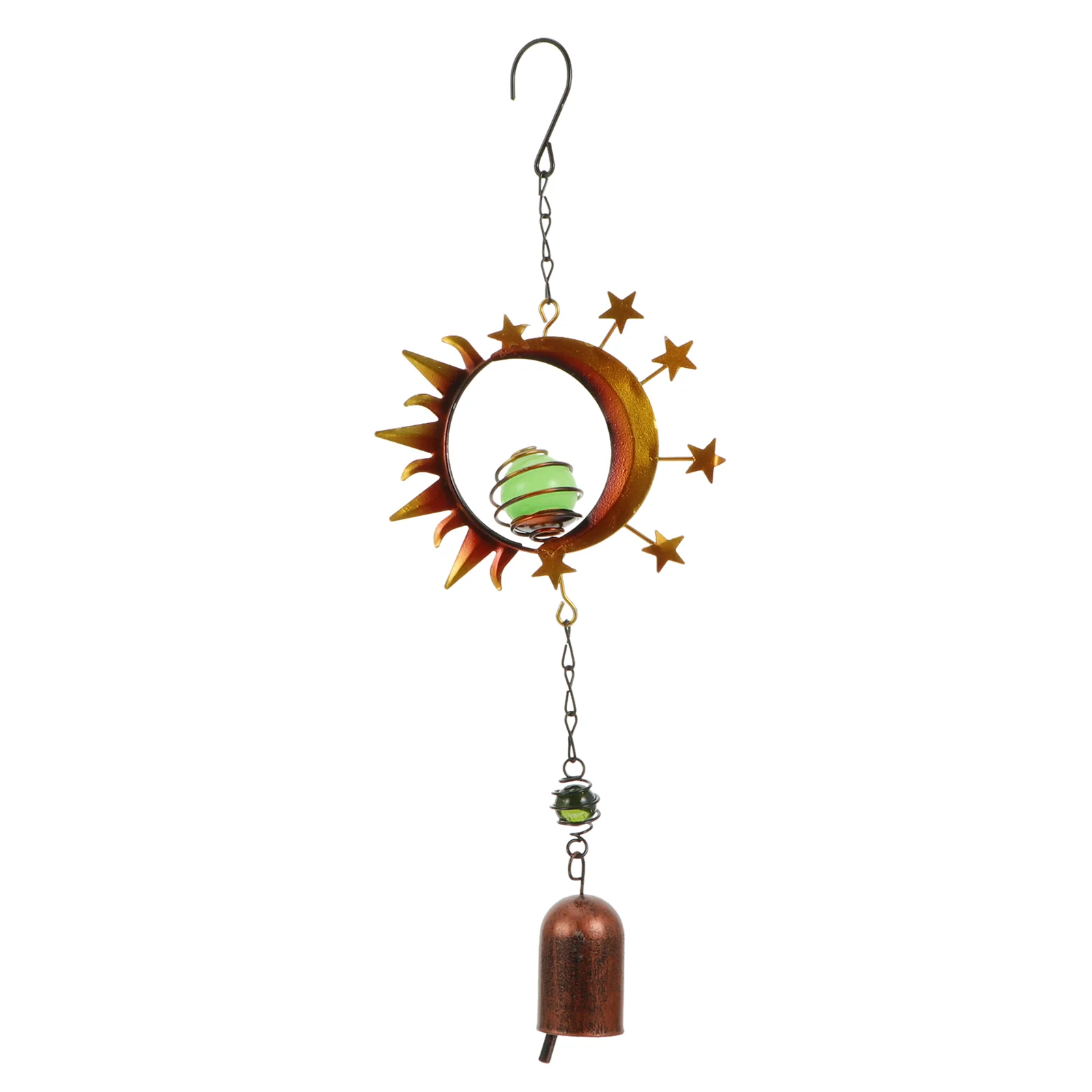 

Wind Chimes Chime Bell Moon Windchime Outside Decorative Metal Japanese Musical Hanging Patio Iron Ornament Outdoor Fortune Wall