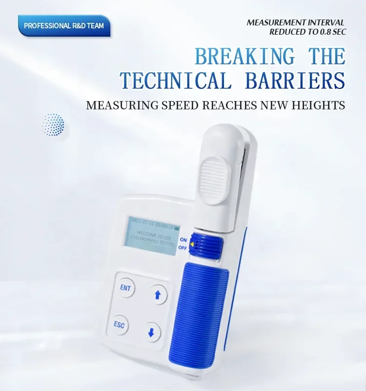 Портативный Ручной Измеритель концентрации хлорофилла в листьях тестер