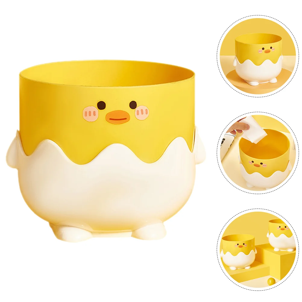 

Desk Pen Holder Cute Cartoon Duck Organizer Makeup Brush Holder Stationery Container