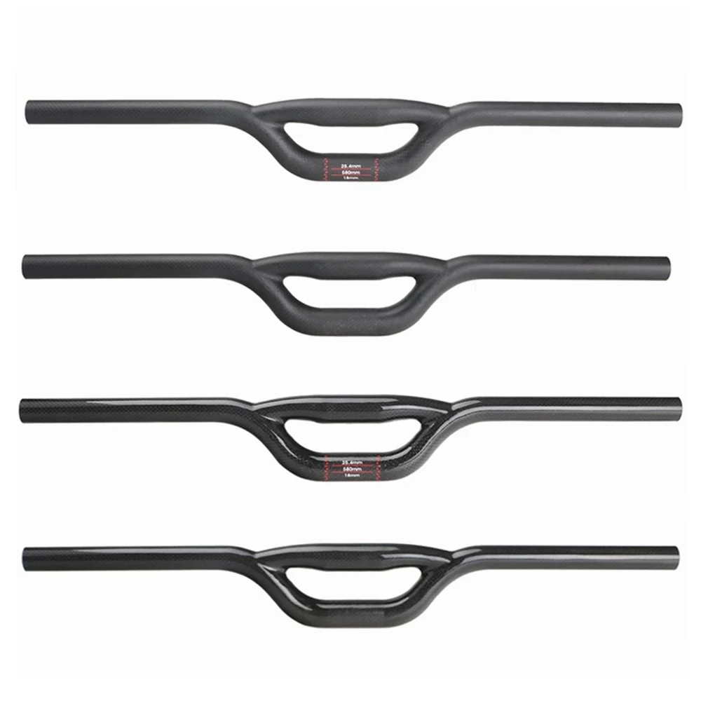 

NO LOGO 3K Carbon Fiber Bike Handlebar MTB Bicycle Bars For Stem 25.4mm Width 480/500/520/540/560/580/600/620/640/660/680/700mm