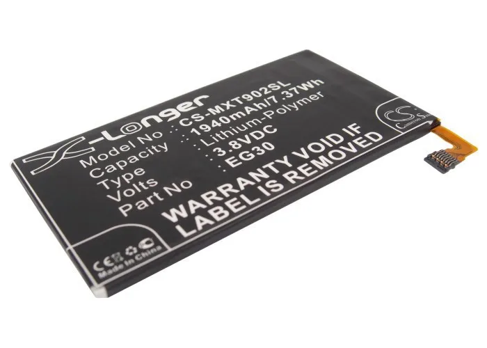 

Applicable Mot orola XT890 EELECTRIFY M EG30 Mobile Battery