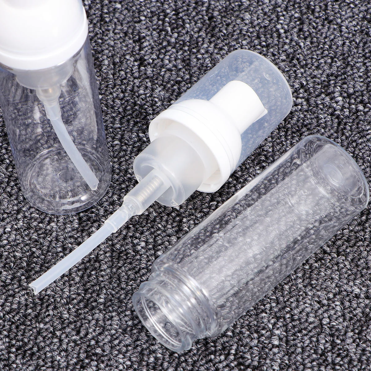 

12 Pcs Empty Pump Portable Refillable Bottles Containers Shampoo Dispenser Fine Mist Reusable Foaming