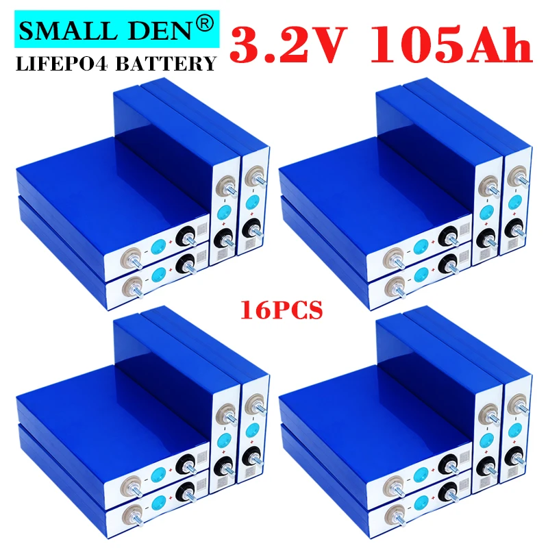 

16 шт. Новинка 3,2 В Ач lifepo4 батарея 3C высокий слив DIY 12 в 24 В солнечная система хранения Электрический Автомобиль RV Гольф-кар инвертор бесплатно