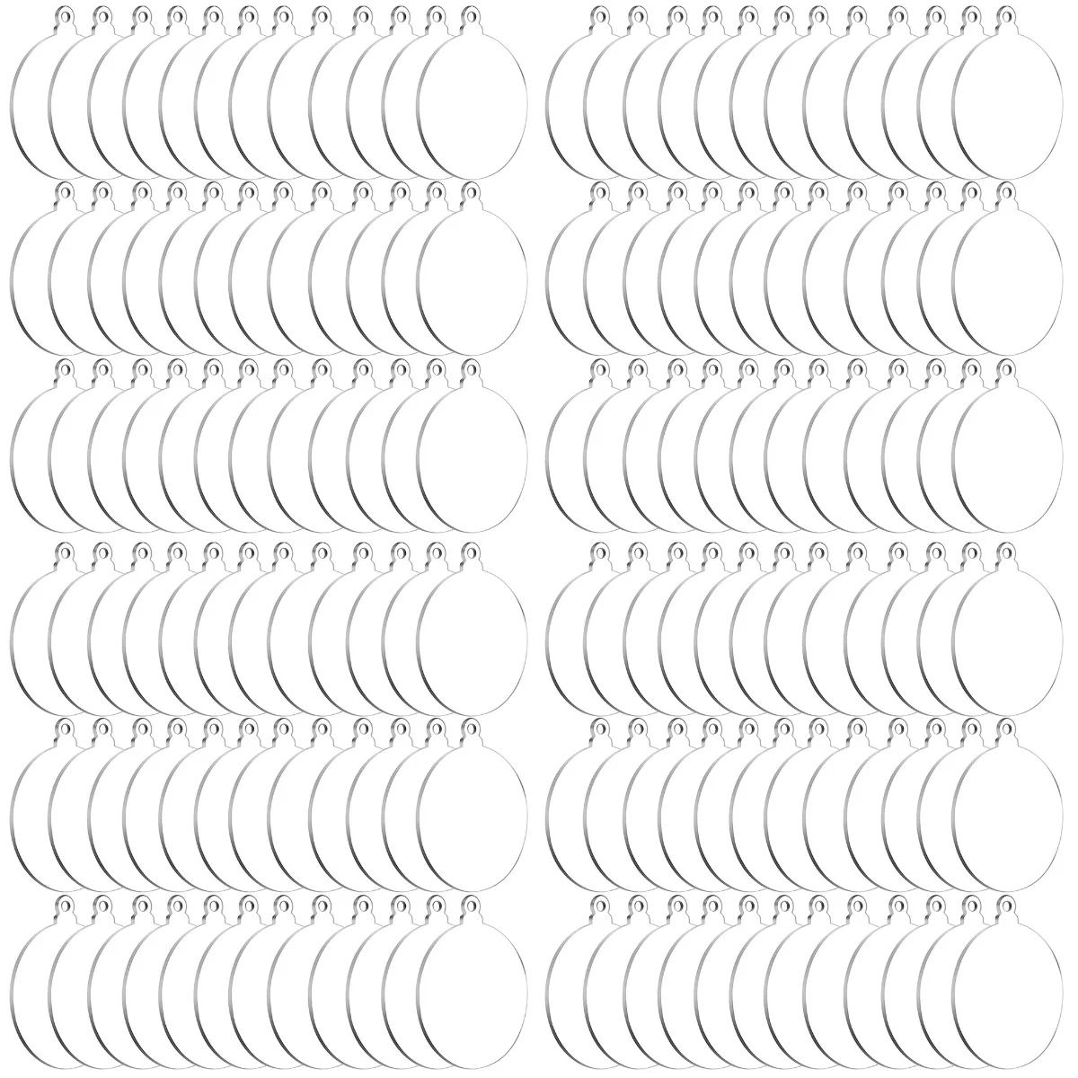 

144 рождественские украшения, рождественская елка, теплопередающие пустые украшения, чистые украшения для ремесла и печати