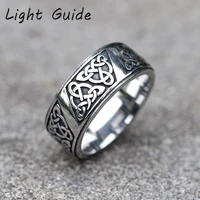 2022 new mens 316l stainless steel rings vintage viking celtics knot amulet fashion jewelry free shipping