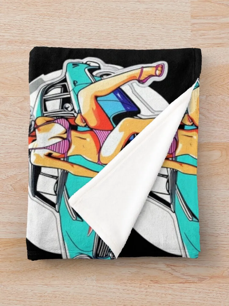 Бикини для девочек с ретро-автомобилем красивая модель бикини стильное одеяло