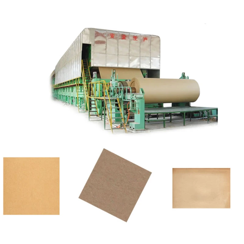 

Cailun waste carton box recycling corrugated kraft cardboard paper making machinery price